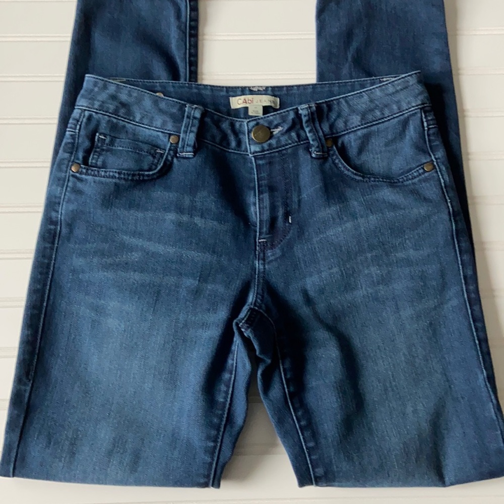CAbi Jeans Knight Dark Wash Ankle Jeans Size 6